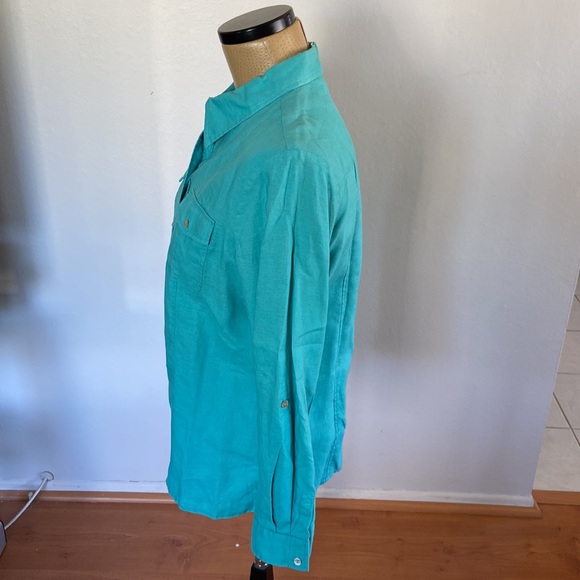 Conrad C Collection Linen Blouse - Picture 2 of 4